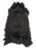 Icelandic multicolour sheepskin rug of about 120 × 65 cm, seen from above: the exact sheepskin you receive
