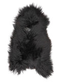 Icelandic multicolour sheepskin rug of about 120 × 70 cm, seen from above: the exact sheepskin you receive