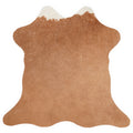 Mini cowhide of about 70 × 70 cm, seen from above: the exact hide you receive