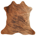 Mini cowhide of about 70 × 70 cm, seen from above: the exact hide you receive