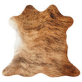 Mini cowhide of about 70 × 70 cm, seen from above: the exact hide you receive