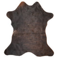 Mini cowhide of about 70 × 70 cm, seen from above: the exact hide you receive