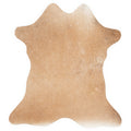 Mini cowhide of about 70 × 70 cm, seen from above: the exact hide you receive
