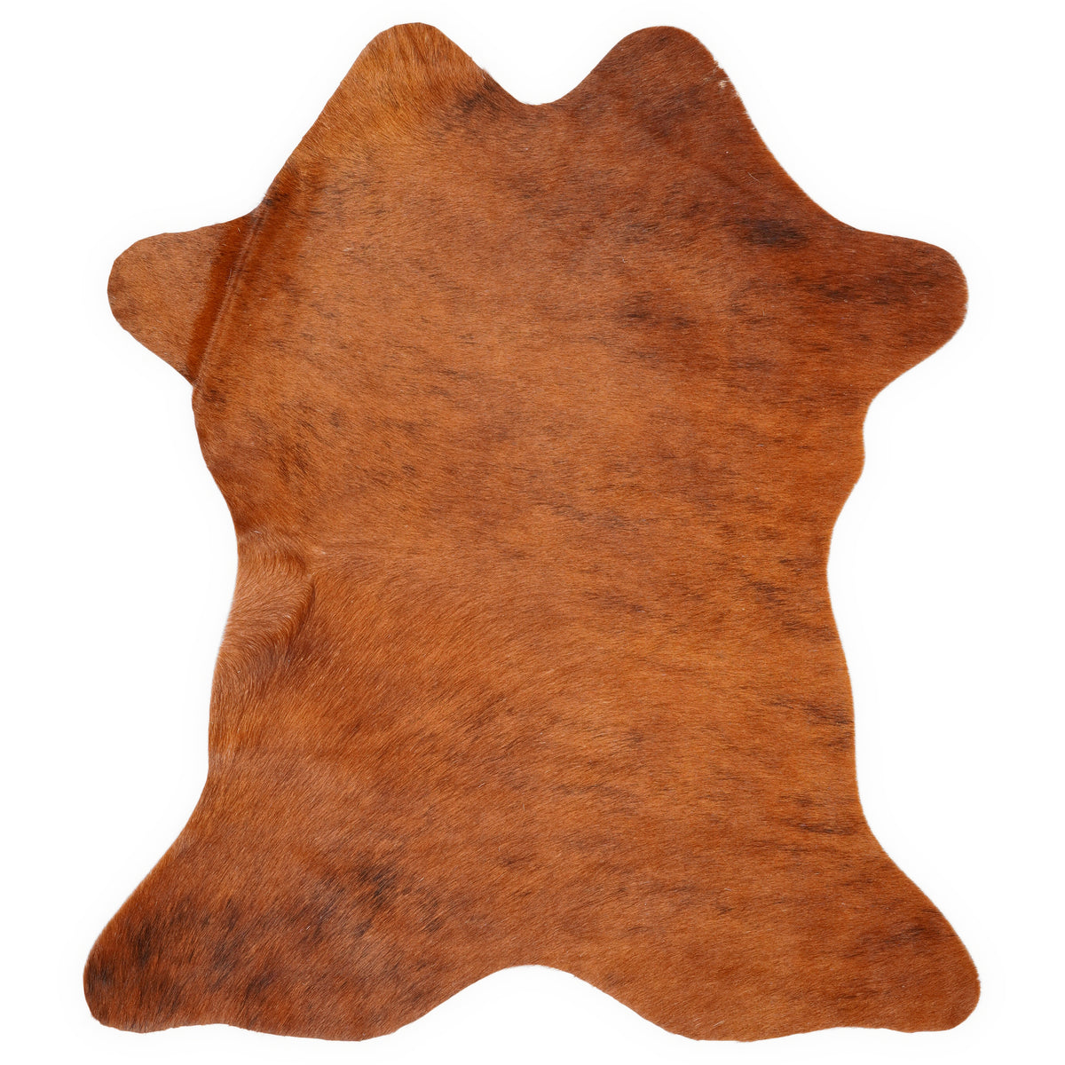 Mini cowhide of about 70 × 70 cm, seen from above: the exact hide you receive