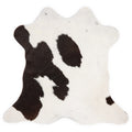 Mini cowhide of about 70 × 70 cm, seen from above: the exact hide you receive
