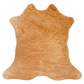 Mini cowhide of about 70 × 70 cm, seen from above: the exact hide you receive