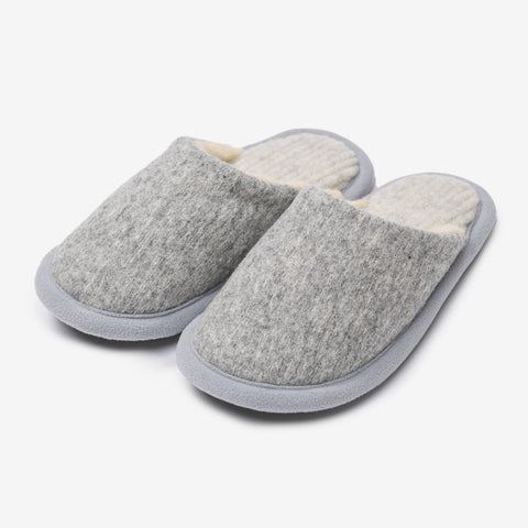Merino Wool Slippers “Marble”