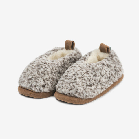 Merino Wool Kids’ Slippers “Tiger”