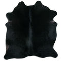 Black Cowhide Rug M