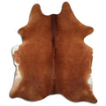 Brown Cowhide Rug L