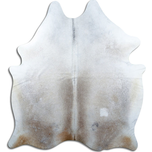 Tan Grey Cowhide Rug XXL