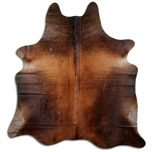 Brown Cowhide Rug XXL