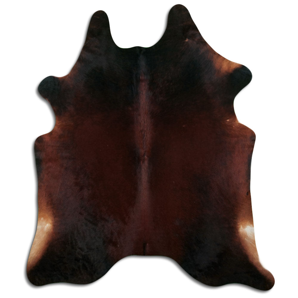 Brown Cowhide Rug XXL