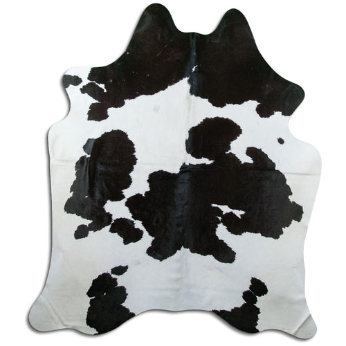 Black & White Cowhide Rug XXL