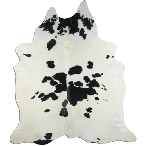 Black & White Cowhide Rug XXL