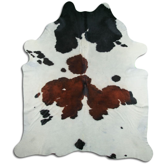 Tricolor Cowhide Rug XXXL