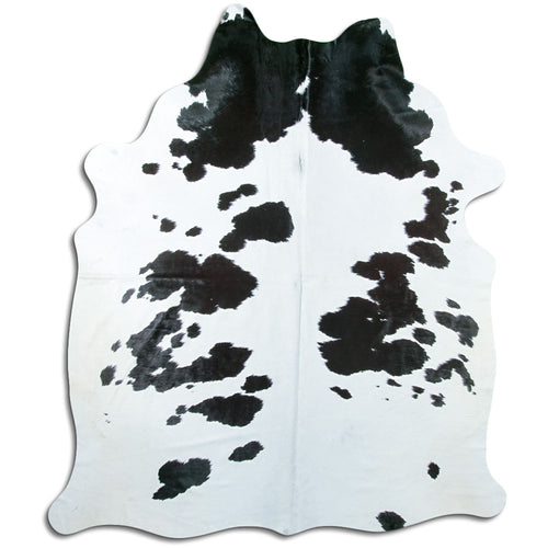 Black & White Cowhide Rug XXL