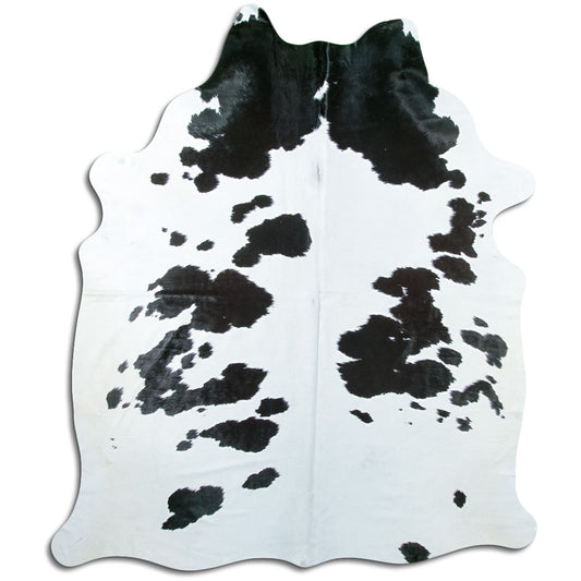 Black & White Cowhide Rug XXL