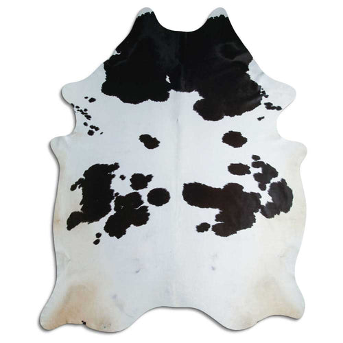 Black & White Cowhide Rug XXXL