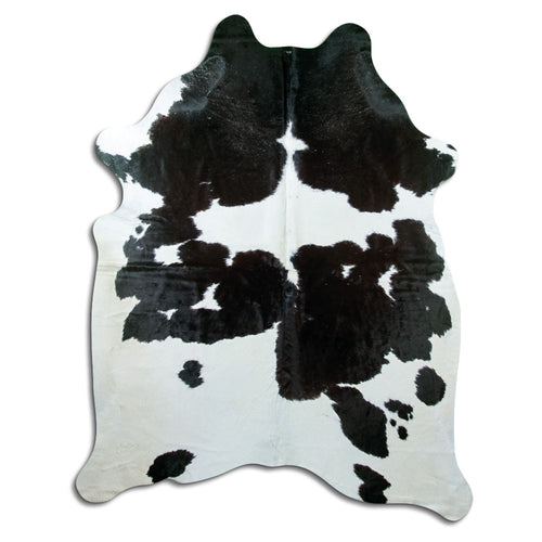 Black & White Cowhide Rug XXL