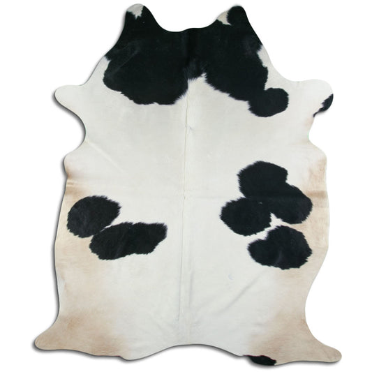Black & White Cowhide Rug XXL
