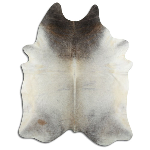 Tan Grey Cowhide Rug XXXL