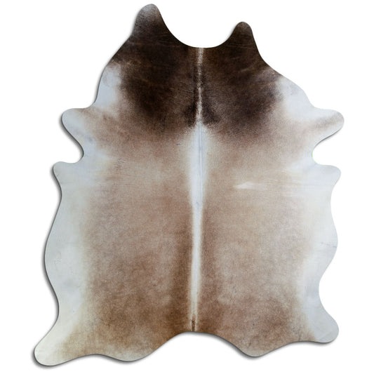 Tan Grey Cowhide Rug XXL