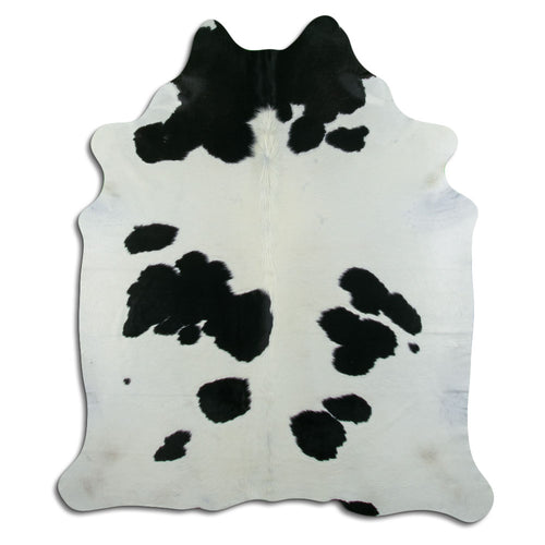 Black & White Cowhide Rug XL