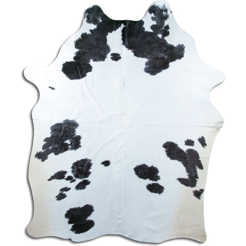 Black & White Cowhide Rug XXL