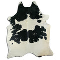 Black & White Cowhide Rug XXL