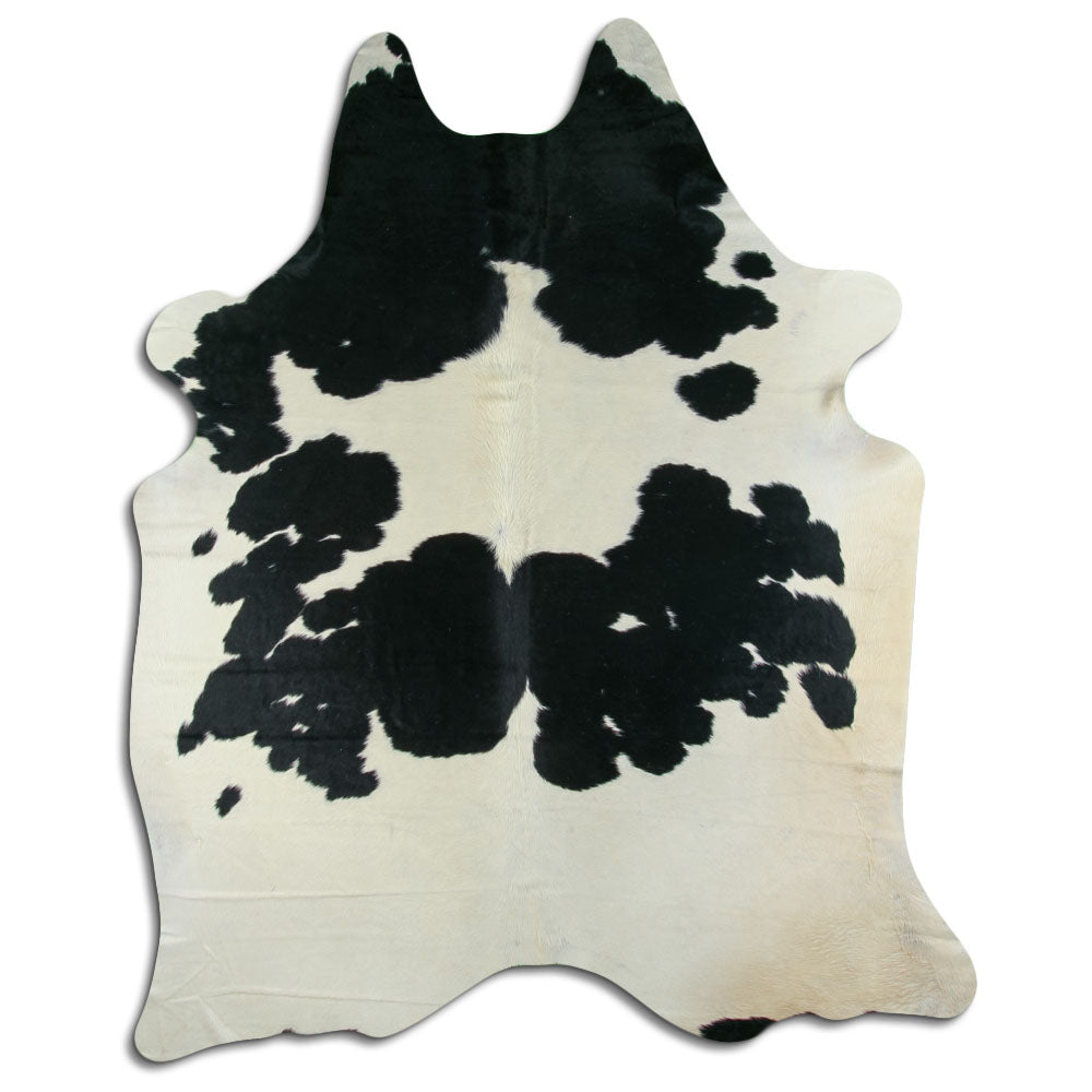 Black & White Cowhide Rug XXL
