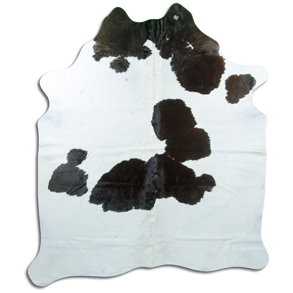Black & White Cowhide Rug XXL
