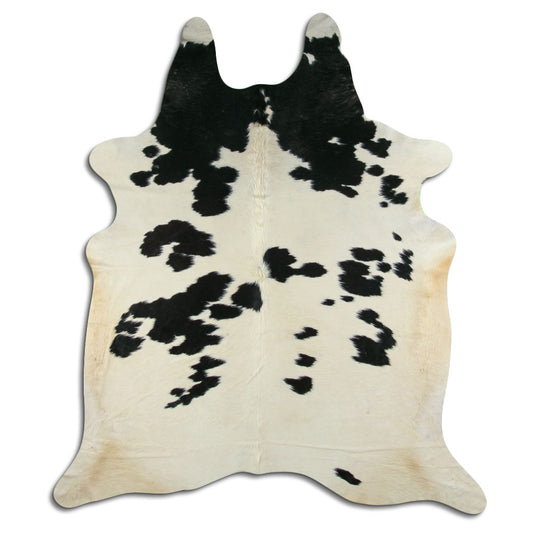 Black & White Cowhide Rug XXL