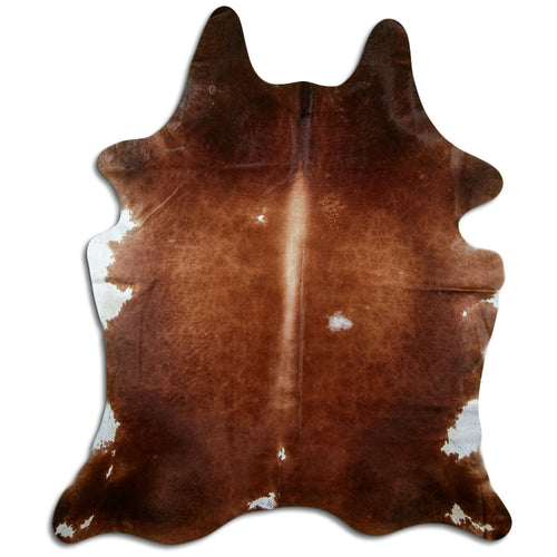 Brown Cowhide Rug XXL