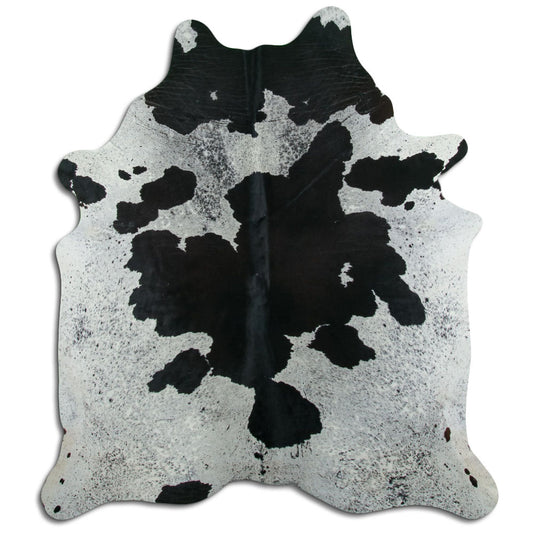 Black & White Cowhide Rug XXL