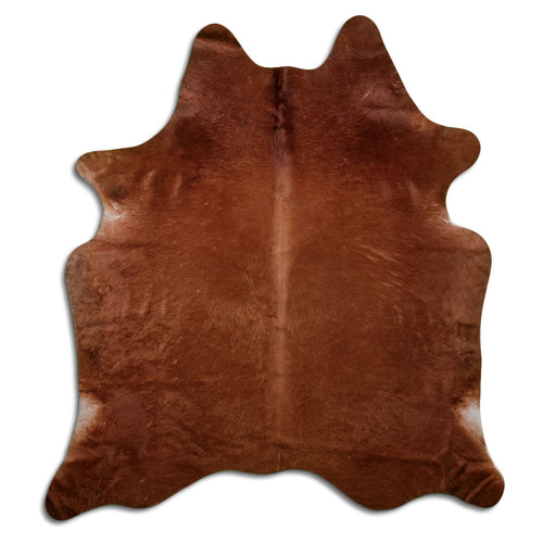 Brown Cowhide Rug L