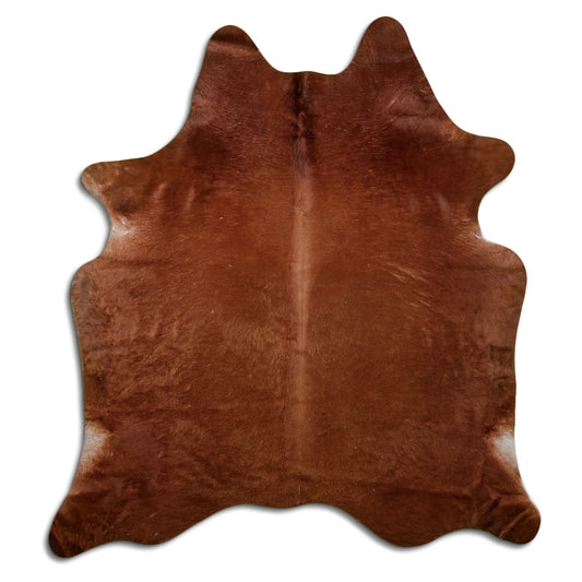 Brown Cowhide Rug L
