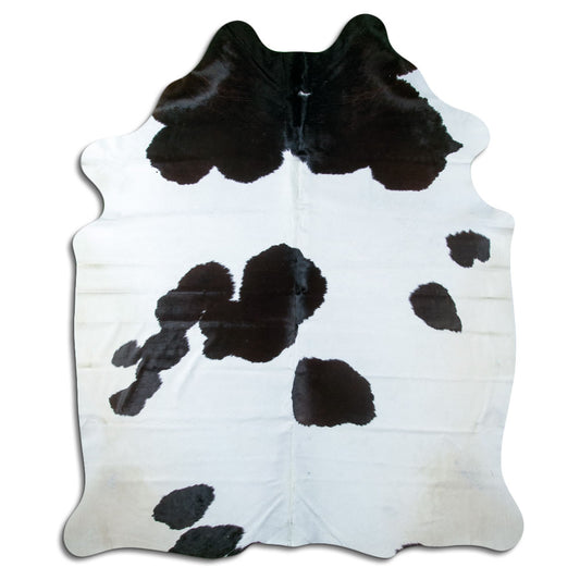 Black & White Cowhide Rug XXL