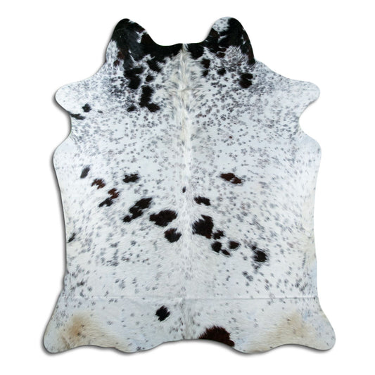 Black & White Cowhide Rug XL