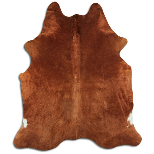 Brown Cowhide Rug L