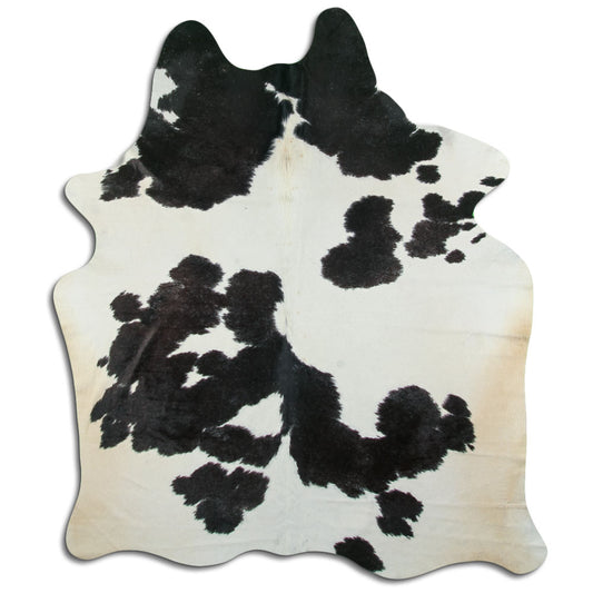 Black & White Cowhide Rug XL