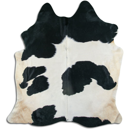 Black & White Cowhide Rug XL
