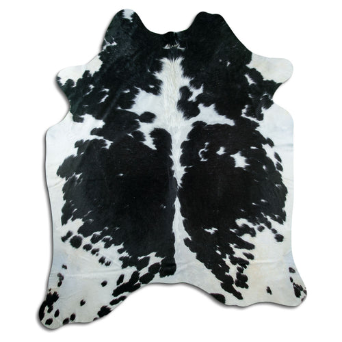 Black & White Cowhide Rug XXL