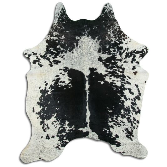 Black & White Cowhide Rug XXL