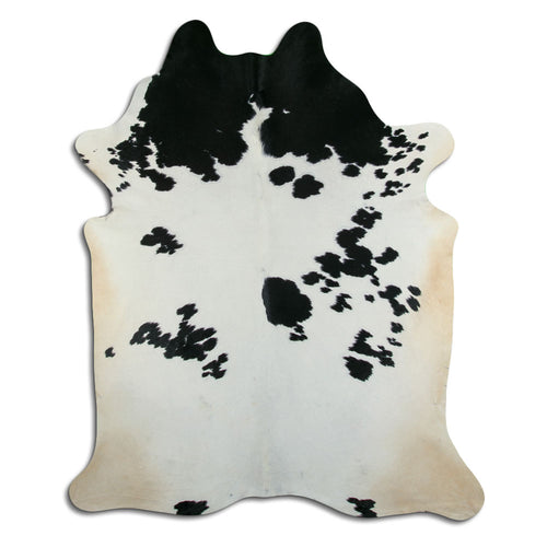 Black & White Cowhide Rug XXL