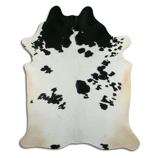 Black & White Cowhide Rug XXL
