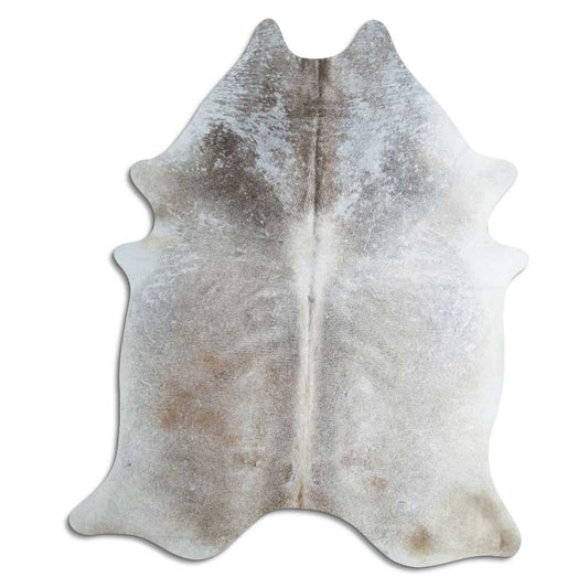 Tan Grey Cowhide Rug XXL