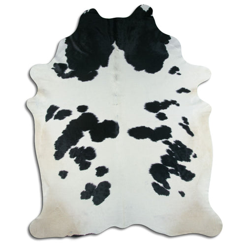 Black & White Cowhide Rug XXXL