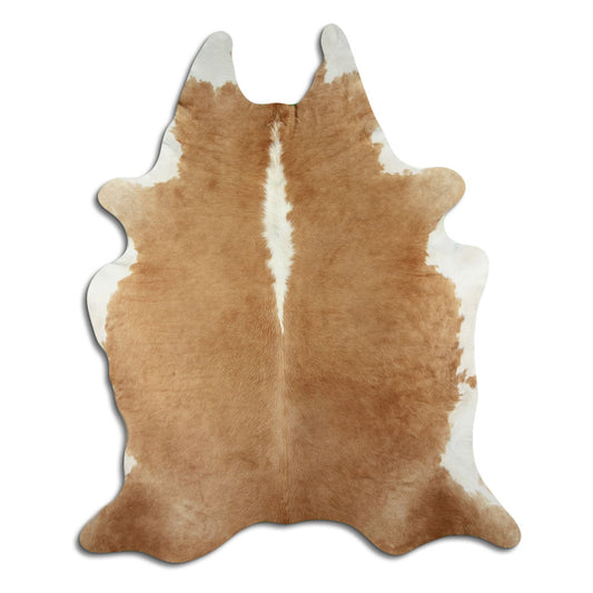 Brown & White Cowhide Rug XXL