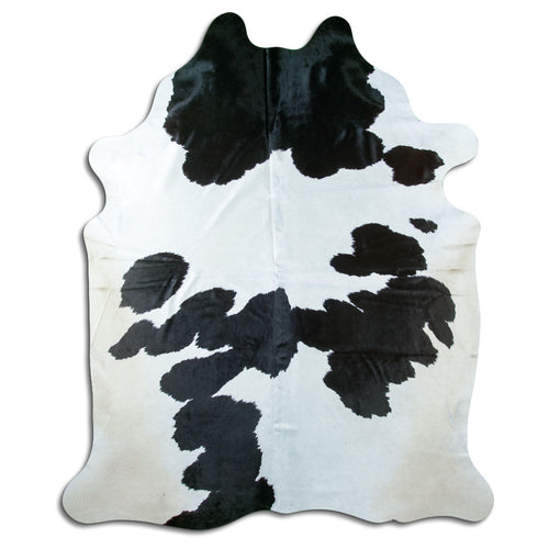 Black & White Cowhide Rug XXL
